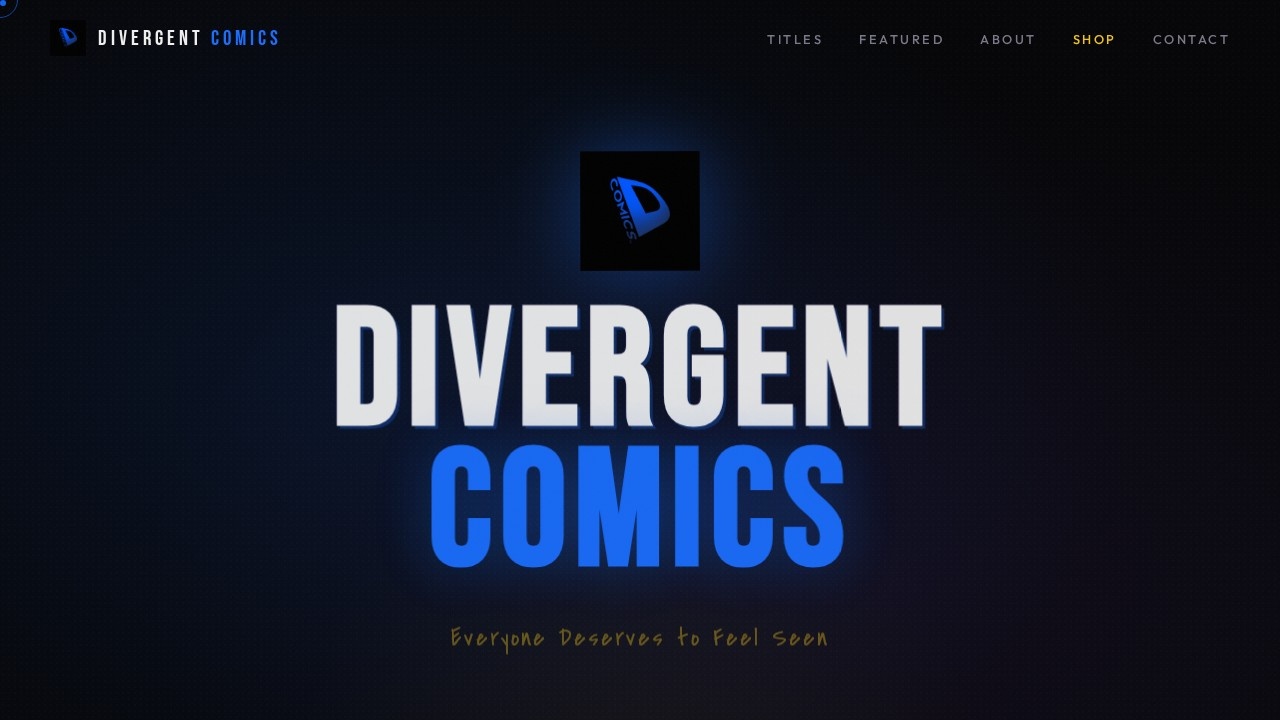 Divergent Comic website