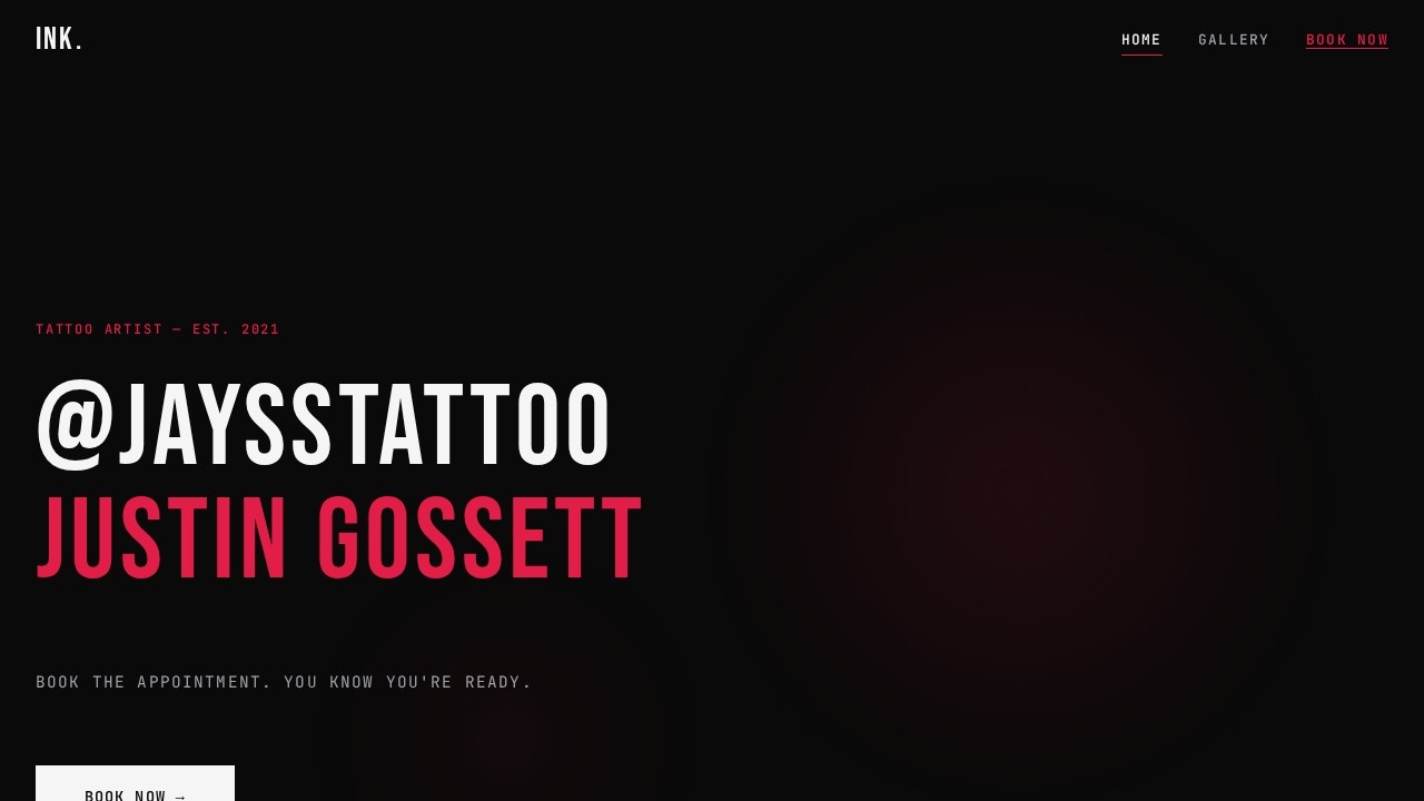 Jay's Tattoo website