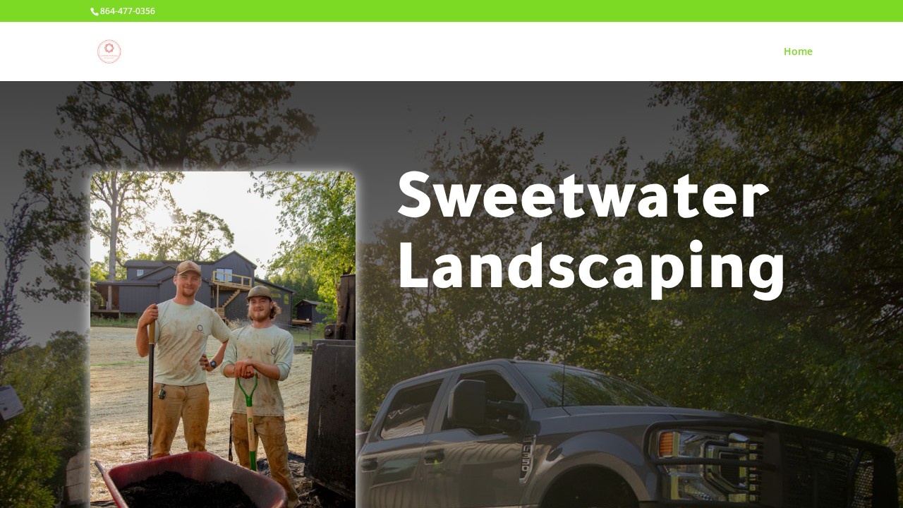 Sweetwater Landscaping website