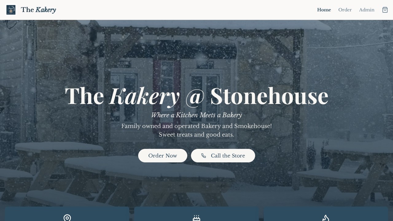 The Kakery at Stonehouse website